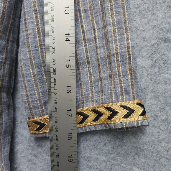 Jot Embroidered Striped Blouse with Tassel Details - Picture 10 of 10